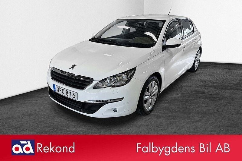 Vit Begagnad 2016 Peugeot 308 Active Halvkombi | 84 000 kr (Marknadspris) - Bild 1/4