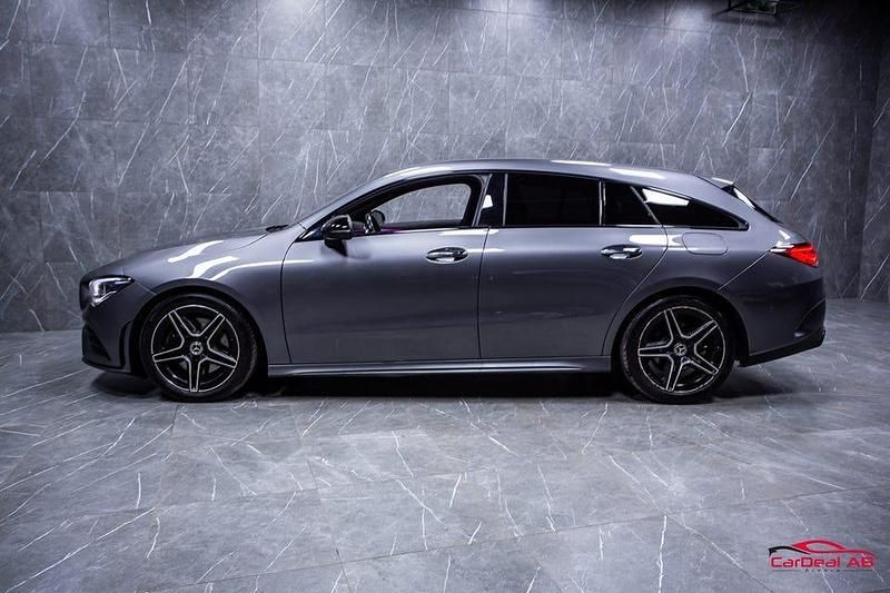 Begagnad Mercedes CLA200 Shooting Brake AMG line 163 HK (119 kW) 2019 Mörkgrå Kombi