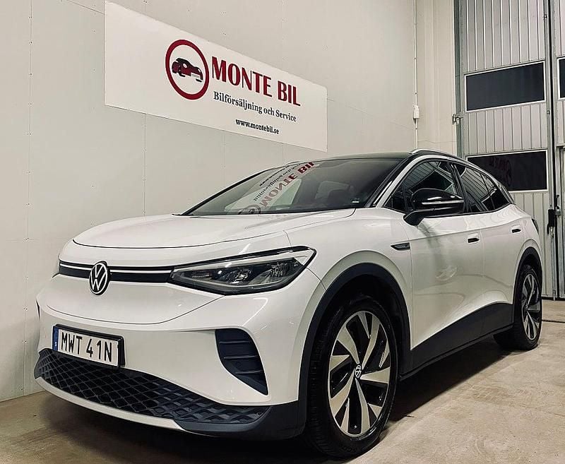 Vit Begagnad 2021 VW ID.4 Pro Performance SUV | 319 900 kr (Bra pris) - Bild 1/4