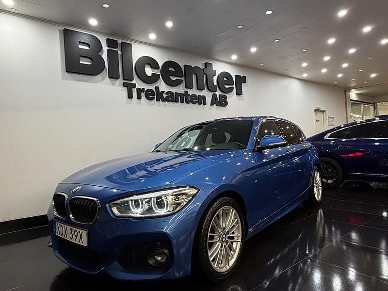 Begagnad BMW 118 M Sport 136 HK (100 kW) 2019 Blå Halvkombi