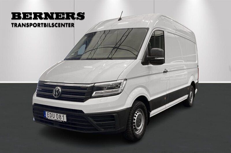 Vit Begagnad 2018 VW Crafter Van | 389 900 kr (Marknadspris) - Bild 1/4