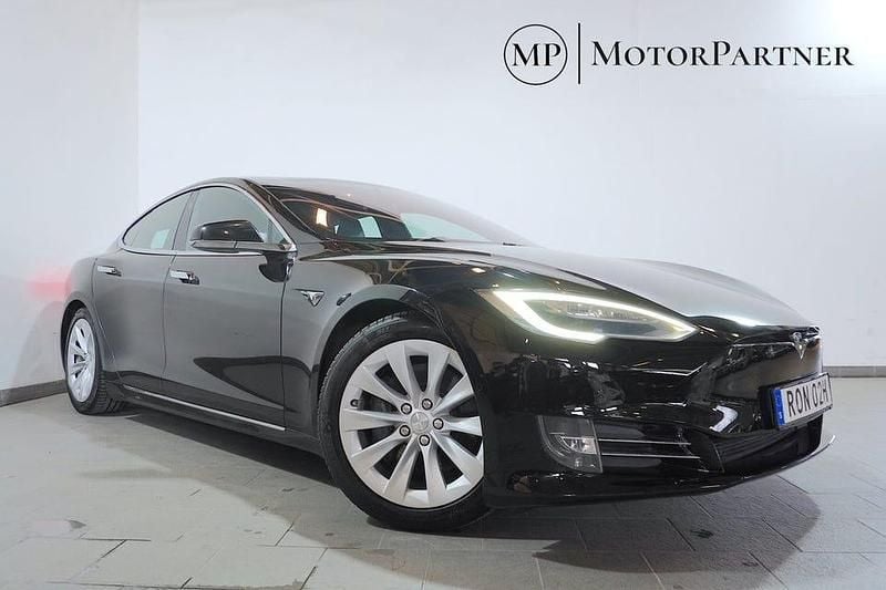Svart Begagnad 2019 Tesla Model S Long Range AWD Halvkombi | 349 900 kr (Bra pris) - Bild 1/4