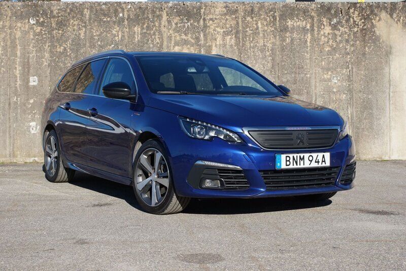 Blå Begagnad 2020 Peugeot 308 GT-line Kombi | 189 900 kr (Lite dyr) - Bild 1/4