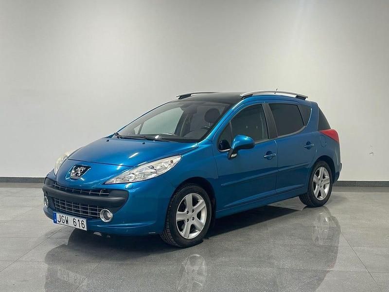 Blå Begagnad 2008 Peugeot 207 Kombi | 49 900 kr (Dyr) - Bild 1/4