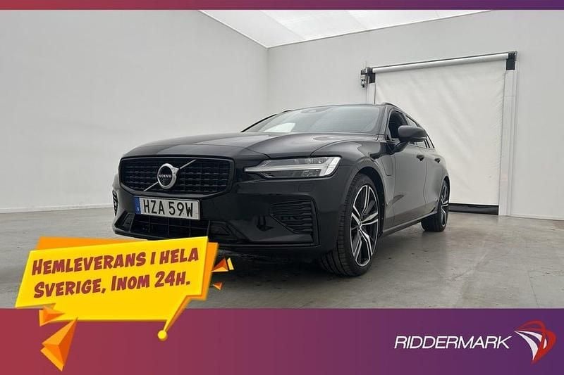 Svart Begagnad 2021 Volvo V60 R-Design Kombi | 367 800 kr (Marknadspris) - Bild 1/3