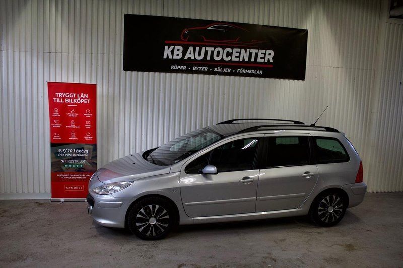 Begagnad Peugeot 307 136 HK (100 kW) 2008 Ljusgrå Kombi