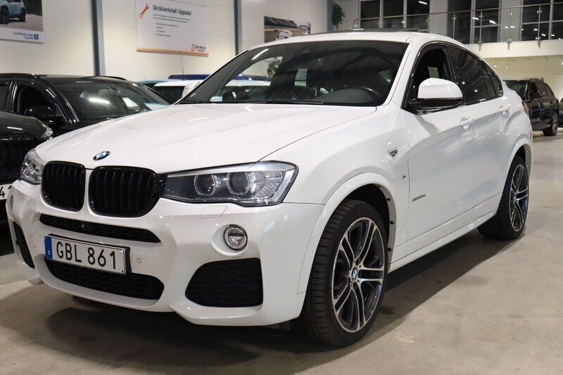 Vit Begagnad 2015 BMW X4 M Sport SUV | 279 900 kr (Marknadspris) - Bild 1/4