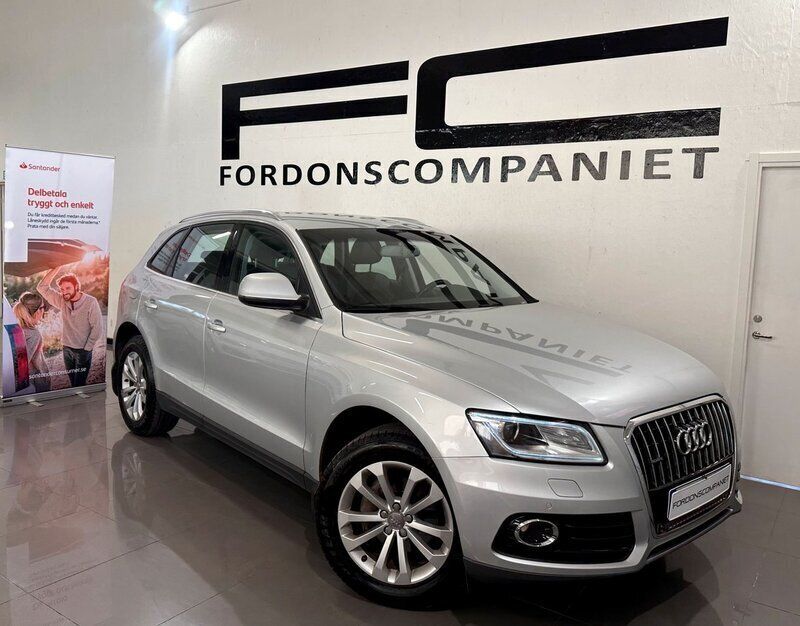 Silver Begagnad 2014 Audi Q5 Design SUV | 139 900 kr (Bra pris) - Bild 1/4
