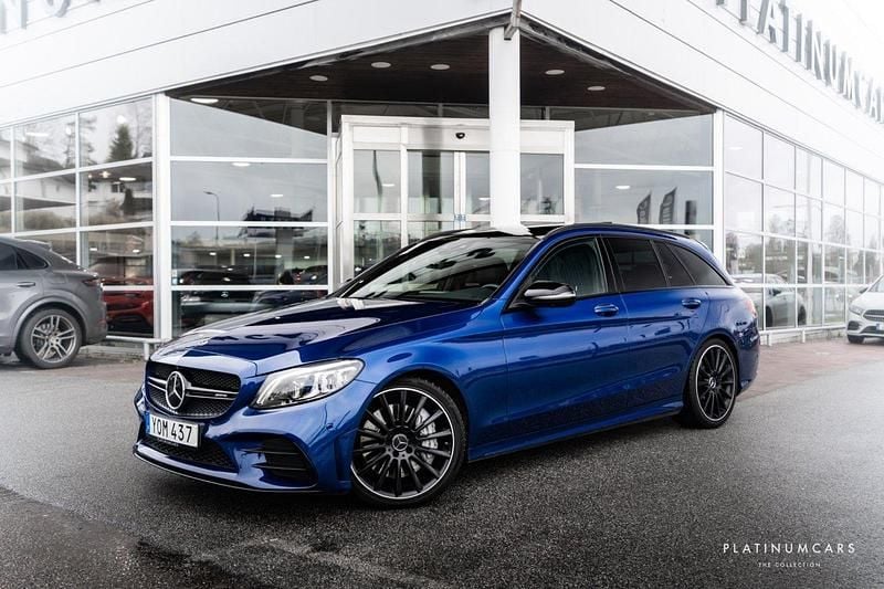 Blå Begagnad 2018 Mercedes C43 AMG Premium Plus Kombi | 495 000 kr (Lite dyr) - Bild 1/4