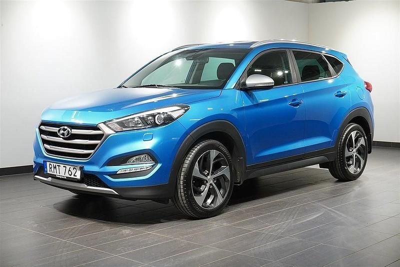 Ljusblå Begagnad 2017 Hyundai Tucson SUV | 189 900 kr (Marknadspris) - Bild 1/4
