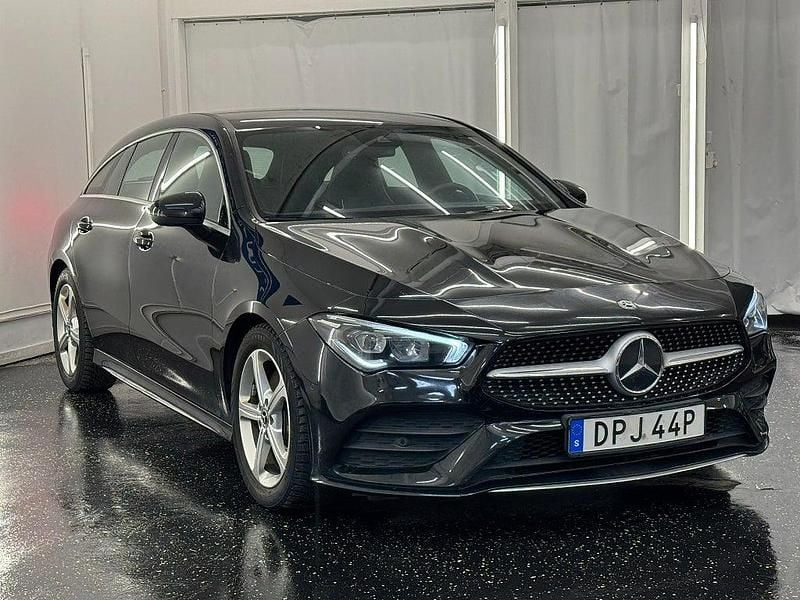 Begagnad Mercedes CLA200 Shooting Brake AMG 163 HK (119 kW) 2019 Svart Kombi