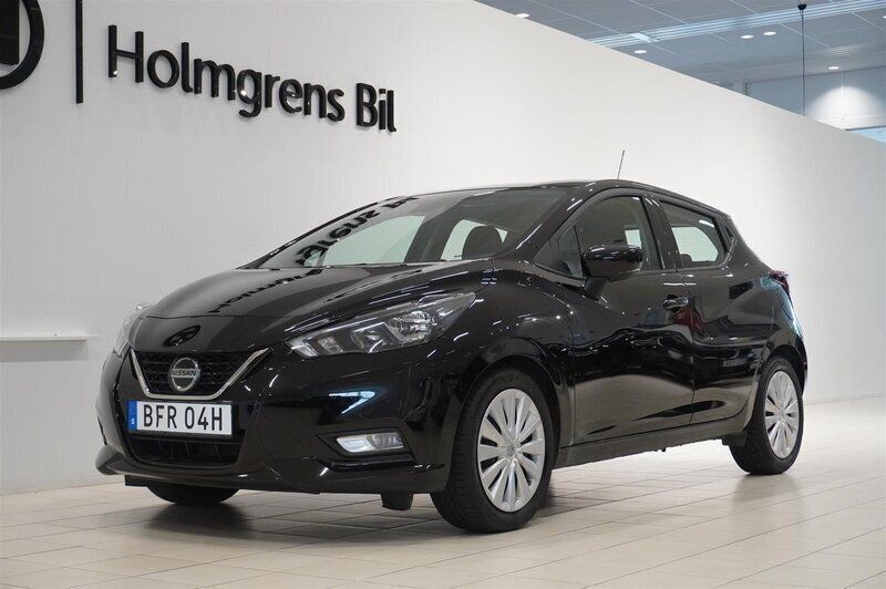 Svart Begagnad 2022 Nissan Micra Acenta Halvkombi | 164 800 kr (Marknadspris) - Bild 1/4