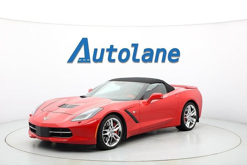 Begagnad Chevrolet Corvette Stingray 467 HK (343 kW) 2015 Röd Cab