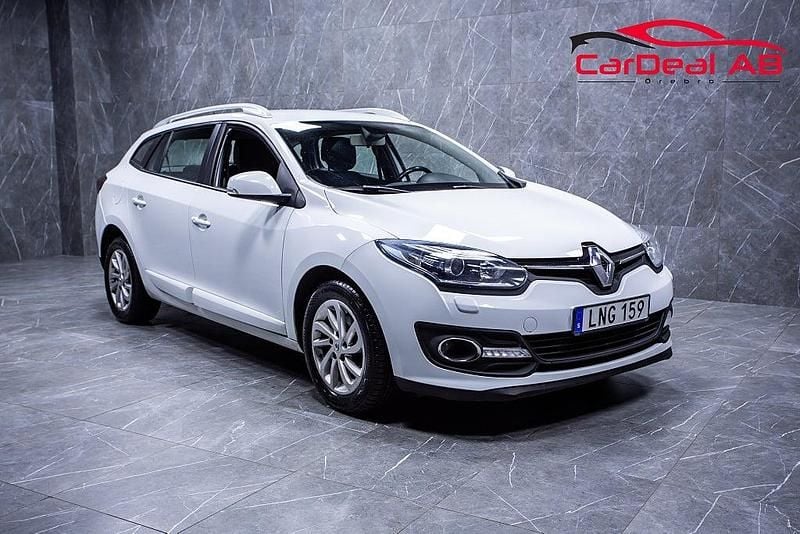 Vit Begagnad 2014 Renault Mégane GrandTour Kombi | 49 800 kr (Marknadspris) - Bild 1/4