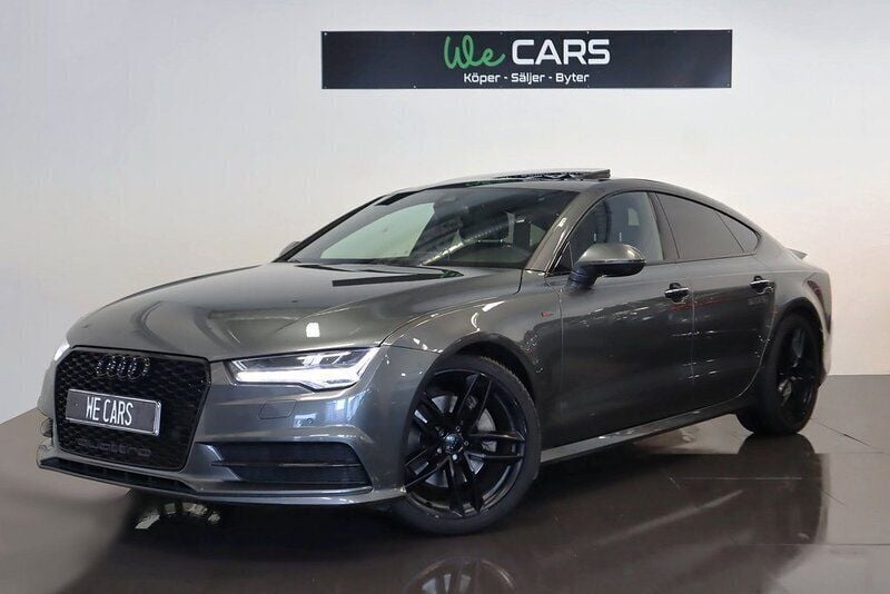 Grå Begagnad 2016 Audi A7 S-Line Halvkombi | 259 900 kr - Bild 1/4
