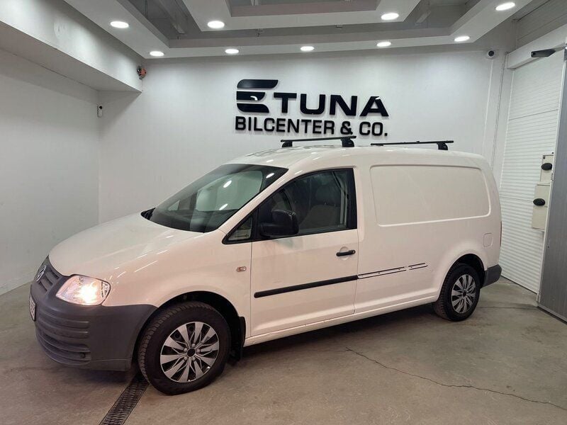 Vit Begagnad 2010 VW Caddy Maxi Minibuss | 39 900 kr - Bild 1/4