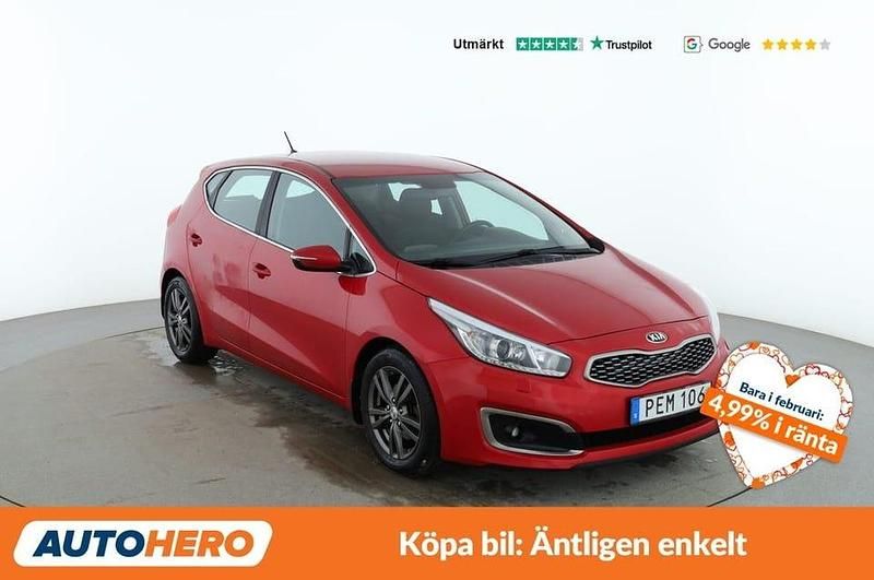 Begagnad Kia Ceed Edition 7 137 HK (100 kW) 2017 Röd Halvkombi