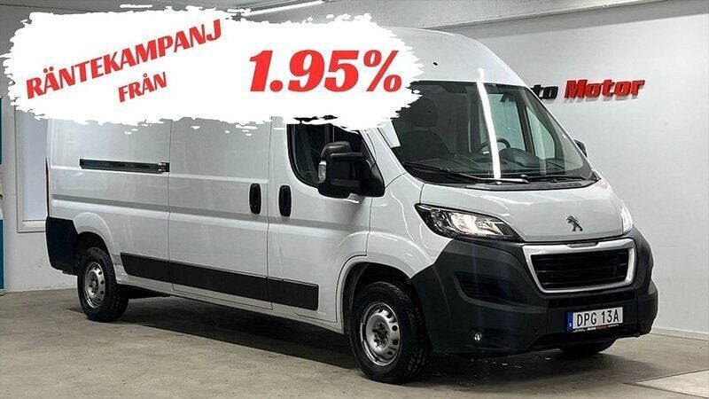 Vit Begagnad 2022 Peugeot Boxer Van | 309 900 kr (Lite dyr) - Bild 1/3