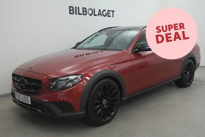 Begagnad Mercedes E220 All-Terrain Avantgarde 196 HK (144 kW) 2018 Röd Kombi