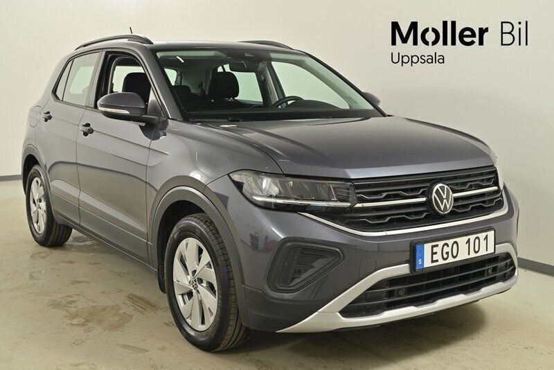 Silver Begagnad 2024 VW T-Cross Life SUV | 209 000 kr (Marknadspris) - Bild 1/4
