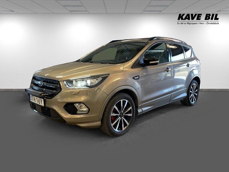 Grå Begagnad 2019 Ford Kuga ST-Line SUV | 189 900 kr (Bra pris) - Bild 1/4