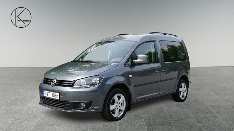 Mörkgrå Begagnad 2013 VW Caddy Life Minibuss | 72 900 kr (Marknadspris) - Bild 1/4