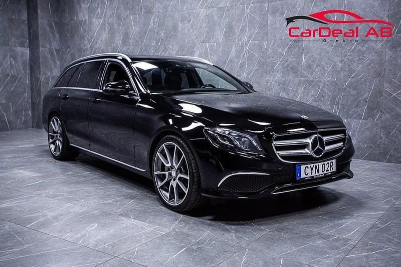 Svart Begagnad 2018 Mercedes E350 Kombi | 279 800 kr (Superpris) - Bild 1/4