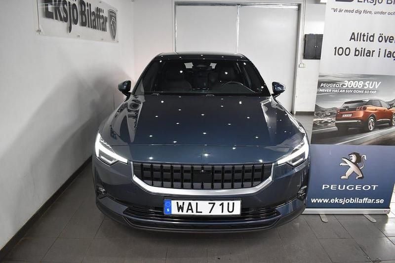 Begagnad Polestar 2 Long Range Single Motor 219 kW (299 HK) 2023 Blå metallic Halvkombi