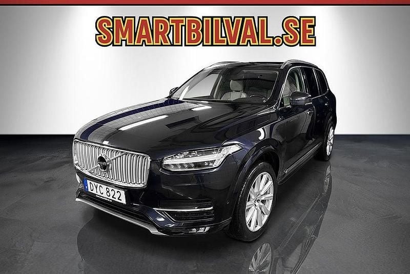 Mörkblå Begagnad 2017 Volvo XC90 Inscription SUV | 258 500 kr (Bra pris) - Bild 1/3