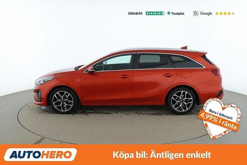 Begagnad Kia Ceed Sportswagon GT-Line 141 HK (103 kW) 2019 Orange Kombi