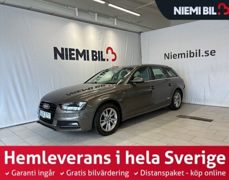 Grå Begagnad 2014 Audi A4 S-Line Kombi | 159 900 kr - Bild 1/3