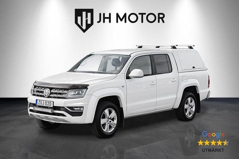 Vit Begagnad 2019 VW Amarok Highline Pickup | 299 900 kr (Marknadspris) - Bild 1/4