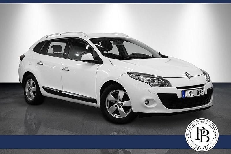 Vit Begagnad 2010 Renault Mégane GrandTour Kombi | 69 900 kr (Marknadspris) - Bild 1/3