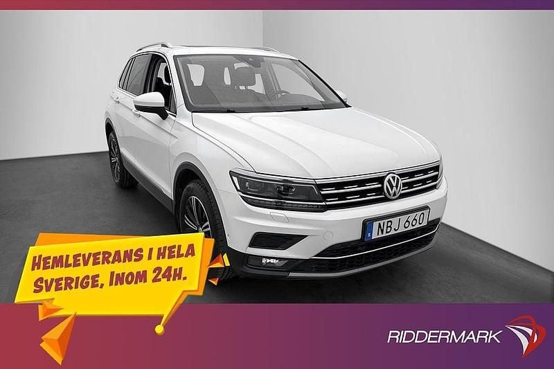 Vit Begagnad 2018 VW Tiguan SUV | 274 900 kr (Lite dyr) - Bild 1/3
