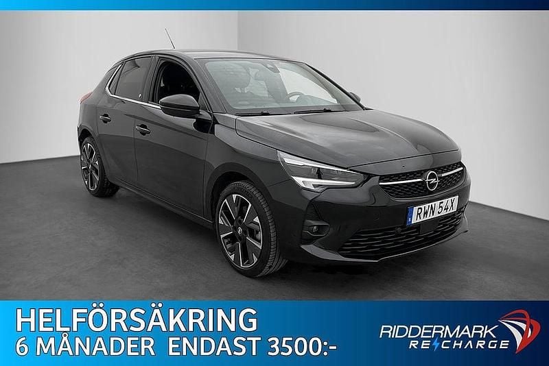 Svart Begagnad 2021 Opel Corsa-e Halvkombi | 169 800 kr (Marknadspris) - Bild 1/3