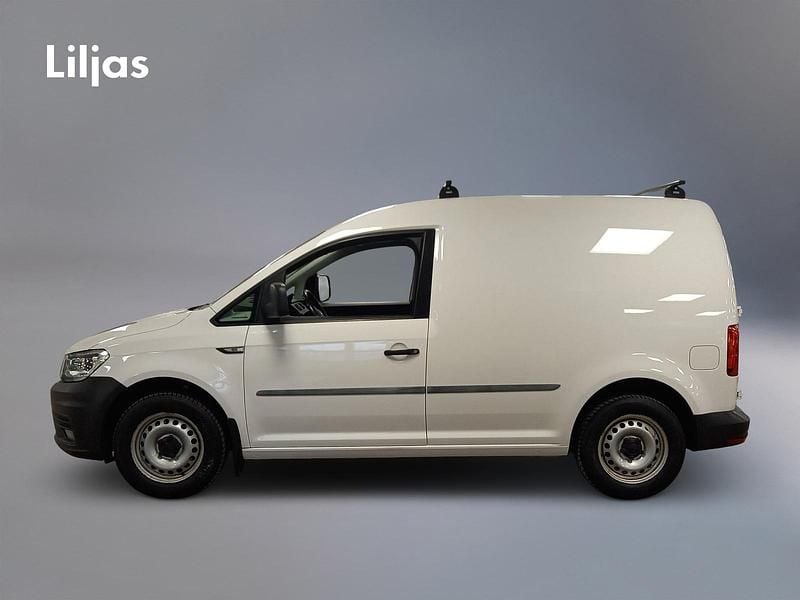 Vit Begagnad 2020 VW Caddy Minibuss | 153 900 kr (Bra pris) - Bild 1/4