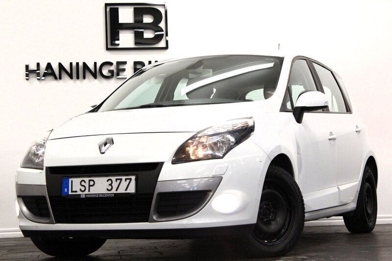 Vit Begagnad 2011 Renault Scénic III Minibuss | 49 900 kr (Bra pris) - Bild 1/4
