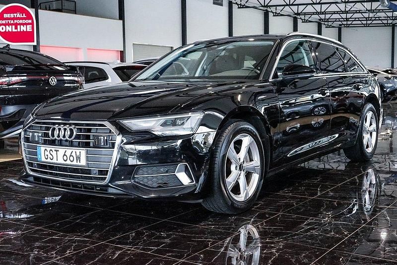 Svart Begagnad 2022 Audi A6 Sport Kombi | 289 500 kr (Superpris) - Bild 1/4