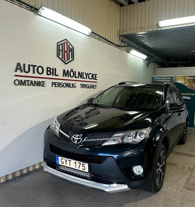 Mörkblå (blå) Begagnad 2015 Toyota RAV4 Multidrive S SUV | 154 900 kr (Bra pris) - Bild 1/4