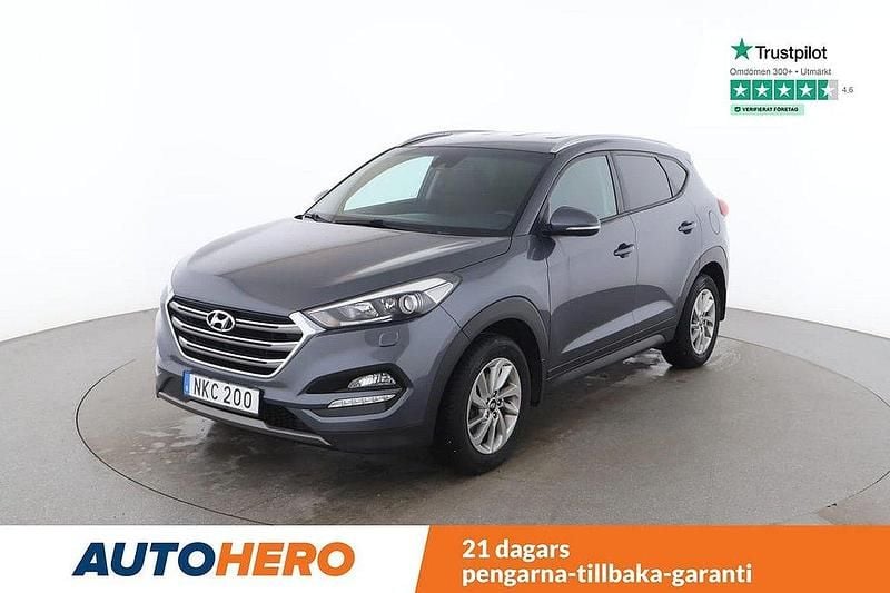 Mörkgrå (grå) Begagnad 2015 Hyundai Tucson Comfort SUV | 113 000 kr (Bra pris) - Bild 1/4