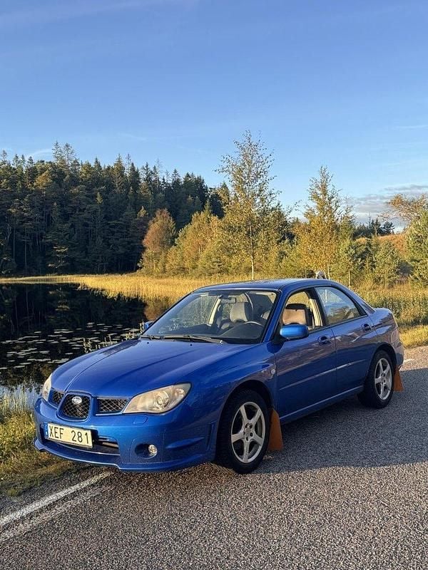 Blå Begagnad 2006 Subaru Impreza Sedan | 36 000 kr (Bra pris) - Bild 1/4