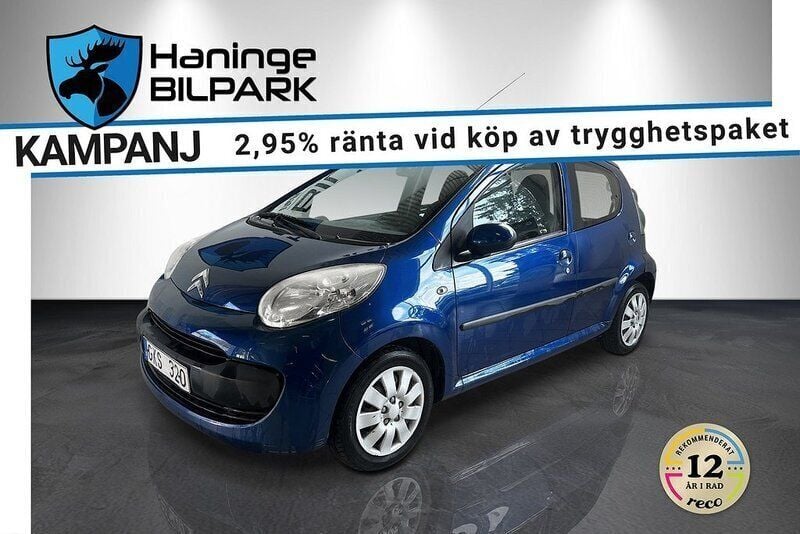 Blå Begagnad 2008 Citroën C1 Halvkombi | 49 900 kr (Lite dyr) - Bild 1/3