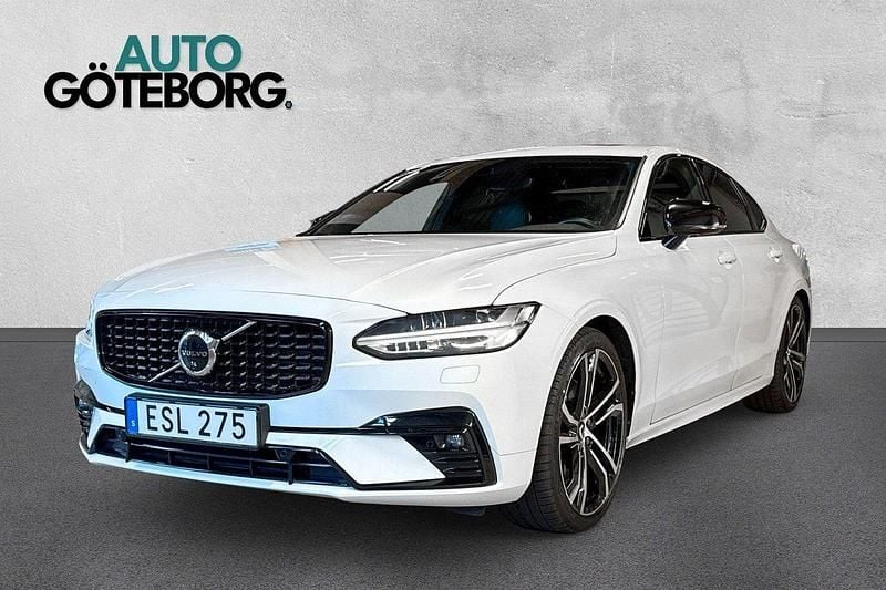 Vit Begagnad 2021 Volvo S90 R-Design Sedan | 399 900 kr (Marknadspris) - Bild 1/3