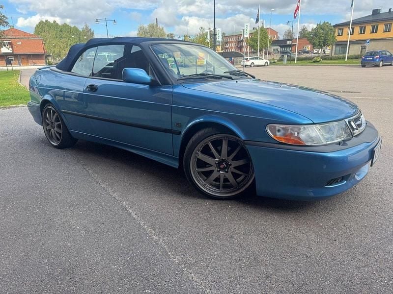 Blå Begagnad 2000 Saab 9-3 Cabriolet Cab | 49 000 kr (Superpris) - Bild 1/4