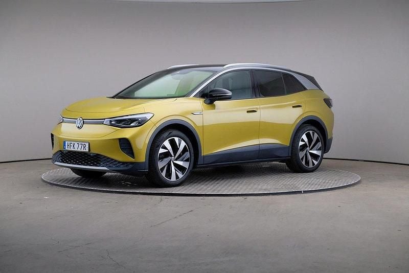 Gul Begagnad 2021 VW ID.4 Pro Performance SUV | 259 000 kr (Bra pris) - Bild 1/4