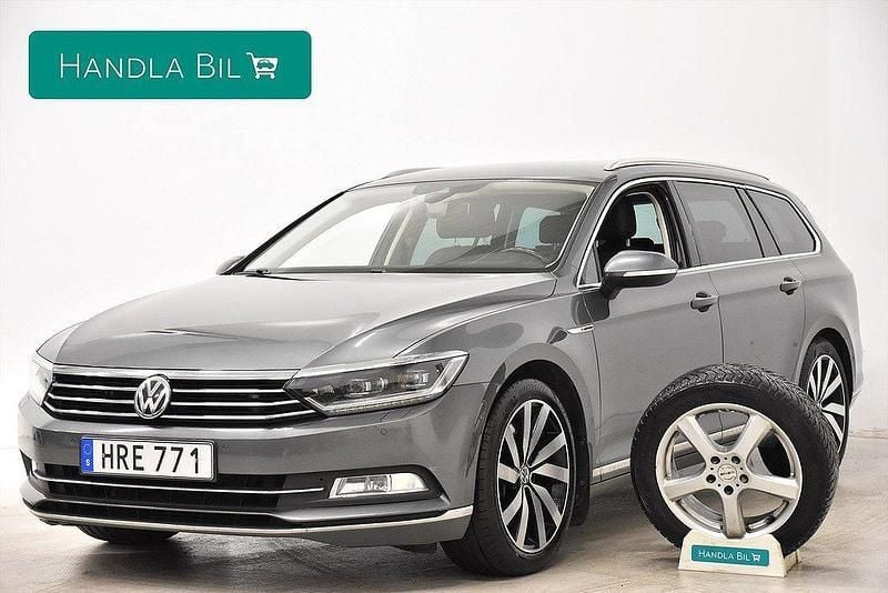 Grå Begagnad 2015 VW Passat GTS Kombi | 199 900 kr (Marknadspris) - Bild 1/3