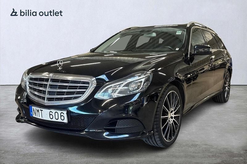 Svart Begagnad 2013 Mercedes E220 Kombi | 159 900 kr (Marknadspris) - Bild 1/3