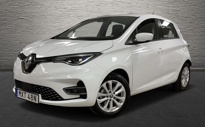 Vit Begagnad 2023 Renault Zoe Halvkombi | 239 000 kr - Bild 1/4