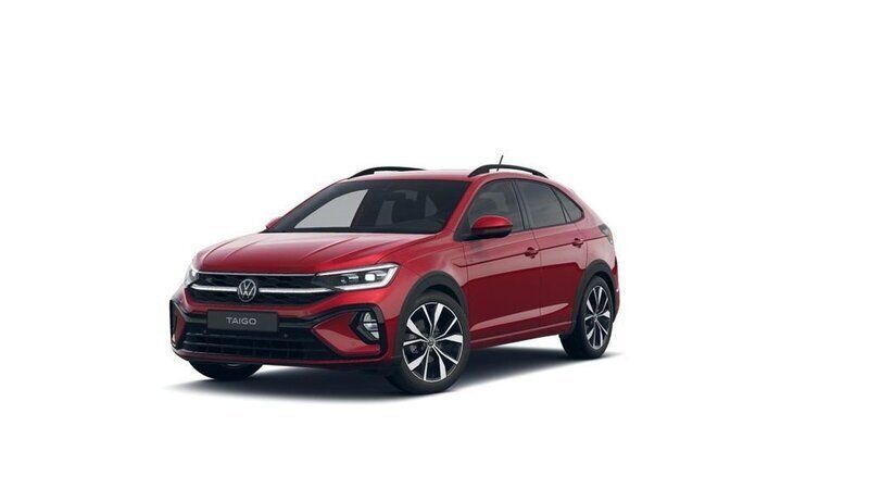 Mörkröd Ny 2025 VW Taigo R-line SUV | 317 300 kr (Marknadspris) - Bild 1/2