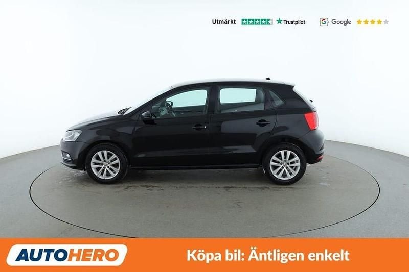 Begagnad VW Polo 91 HK (66 kW) 2016 Svart Halvkombi